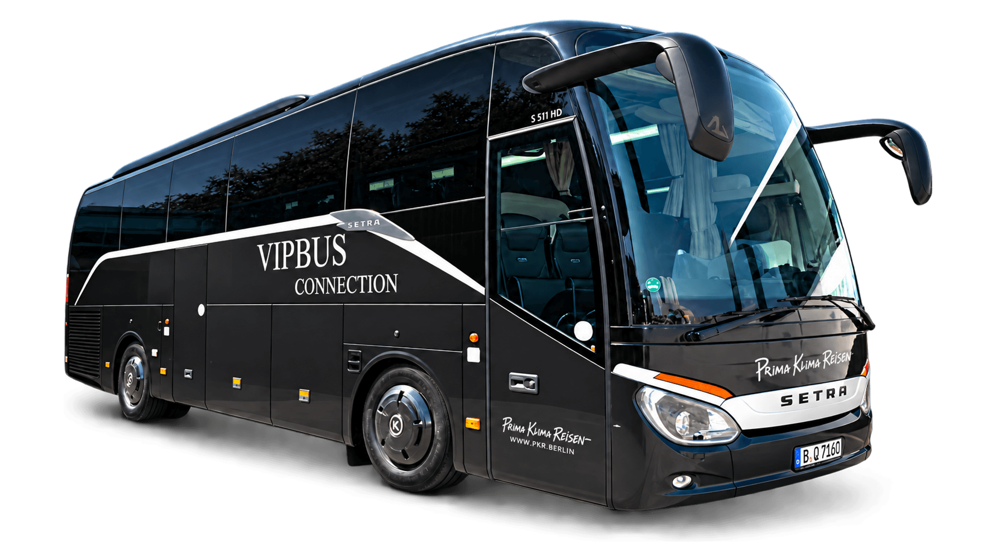 Black M-Class bus