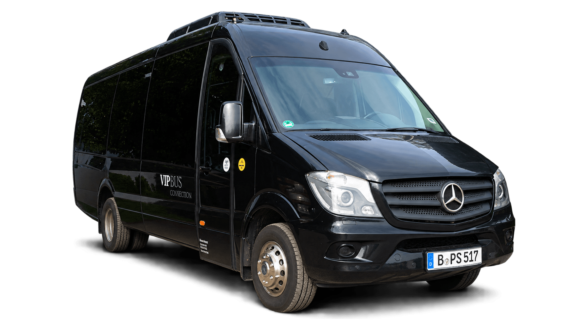 Black S-Class minibus